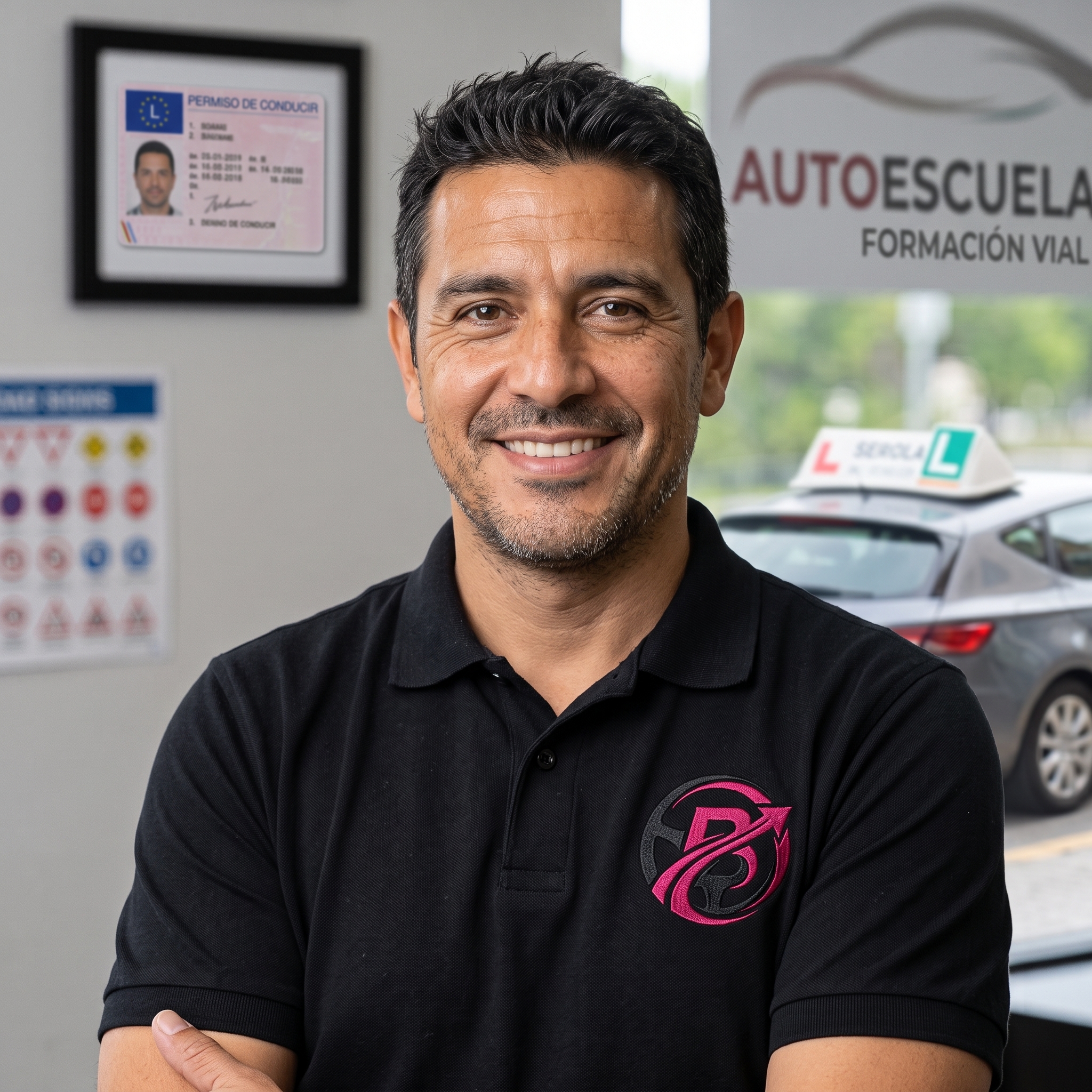 Marc Pujol, instructor de coche