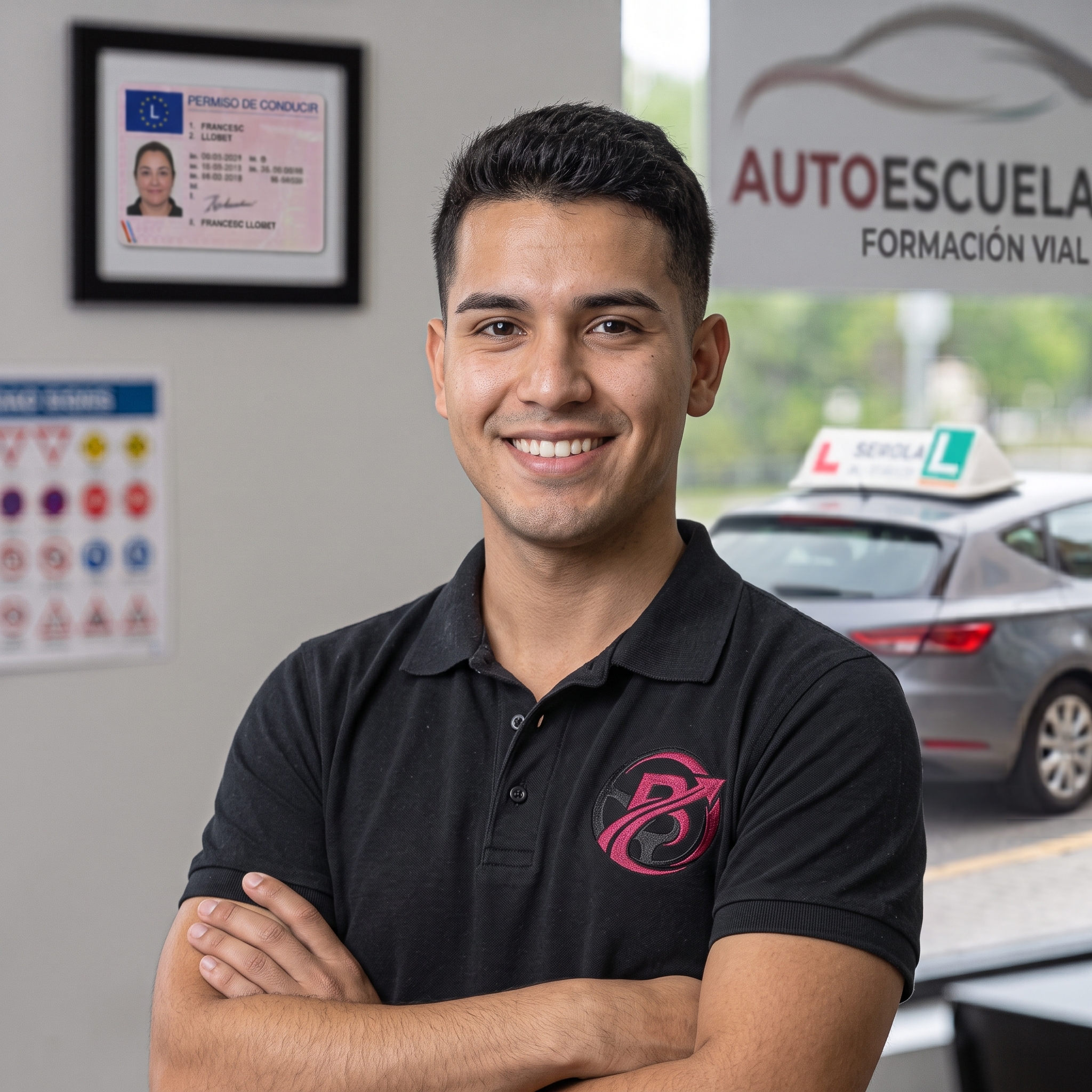 Sergi Vila, instructor de coche y moto