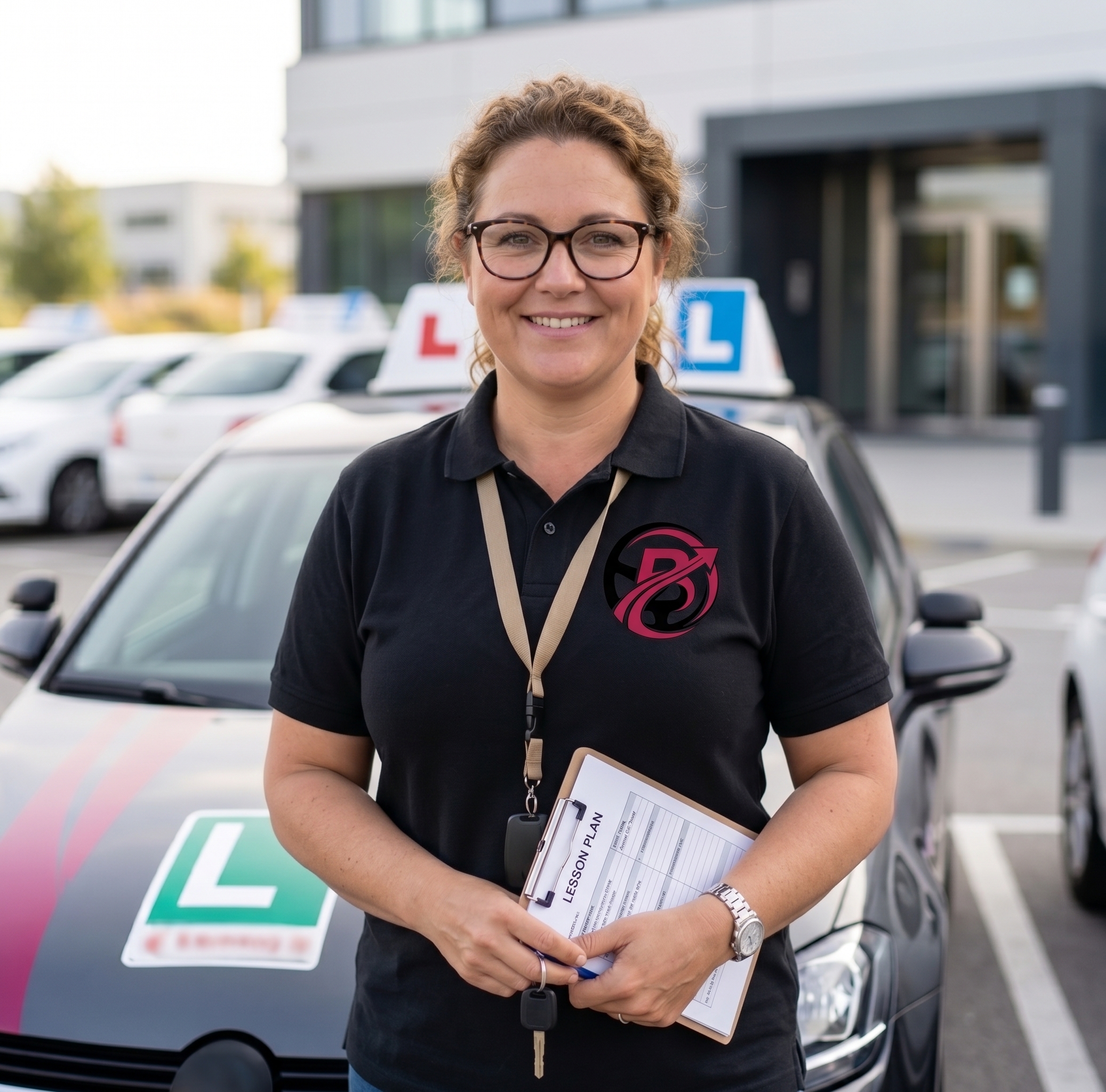 Elena Ruiz, instructora de coche